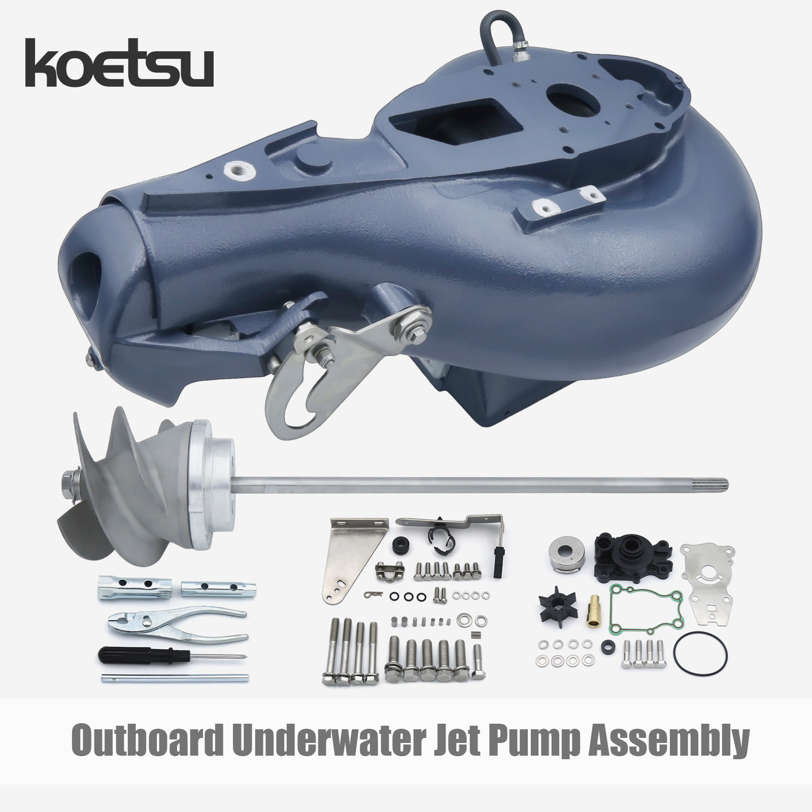 Outboard Motor 40Hp 2 Stroke - Set Perakitan Pompa Jet Bawah Air