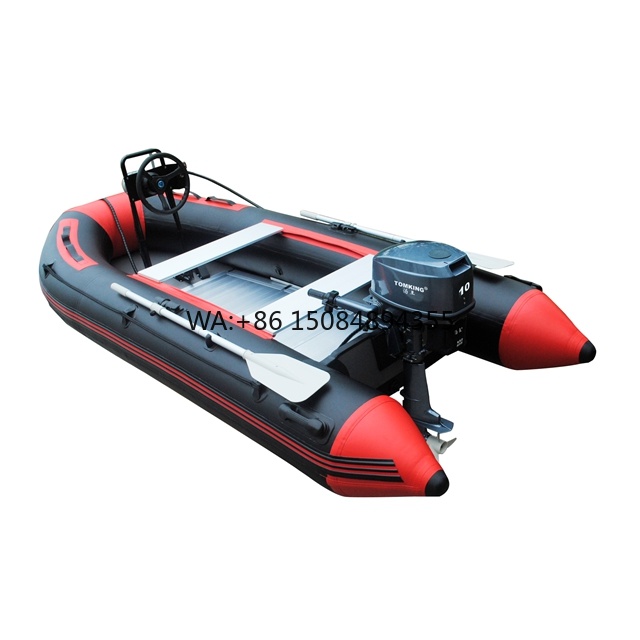 Inflatable Boat 3.3M Pvc - Perahu Karet Tiup untuk Memancing/Kecepatan Tinggi