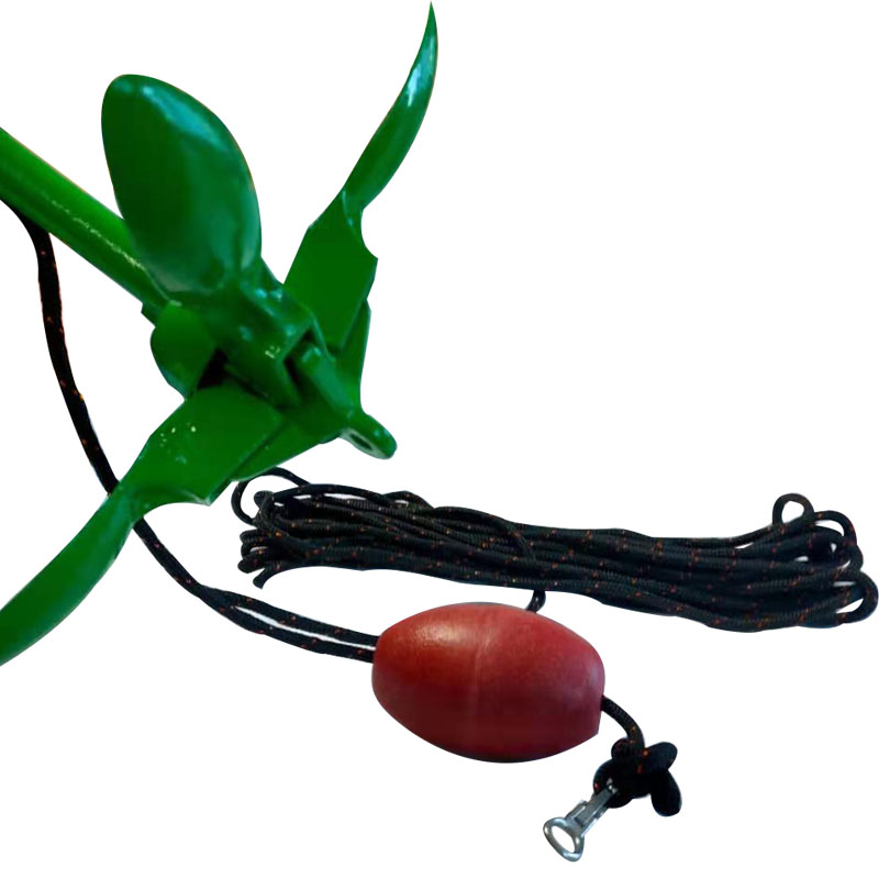 Boat Anchor Kit Galvanized - Perahu laut 1.5kg jangkar hijau galvanis