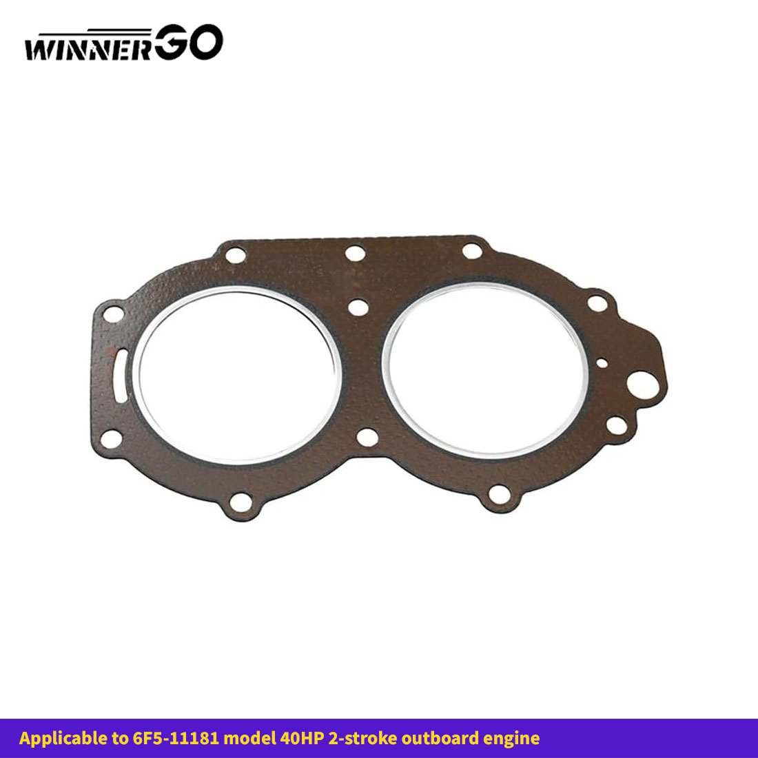 Outboard Motor 40Hp 2 Stroke - 6F5-11181-A2 Gasket Kepala Silinder untuk 40HP