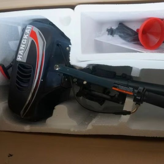 Electric Outboard Motor 3Hp - Kualitas Baik Hangkai 2-Stroke 3.5HP Mesin