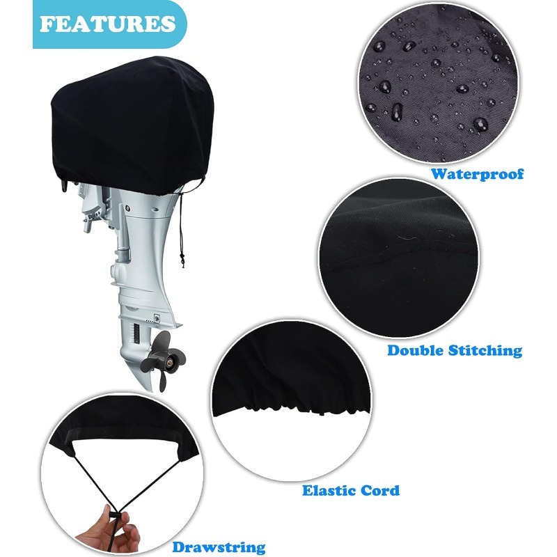 Outboard Motor Cover Waterproof - Penutup Mesin Motor Perahu Anti Air