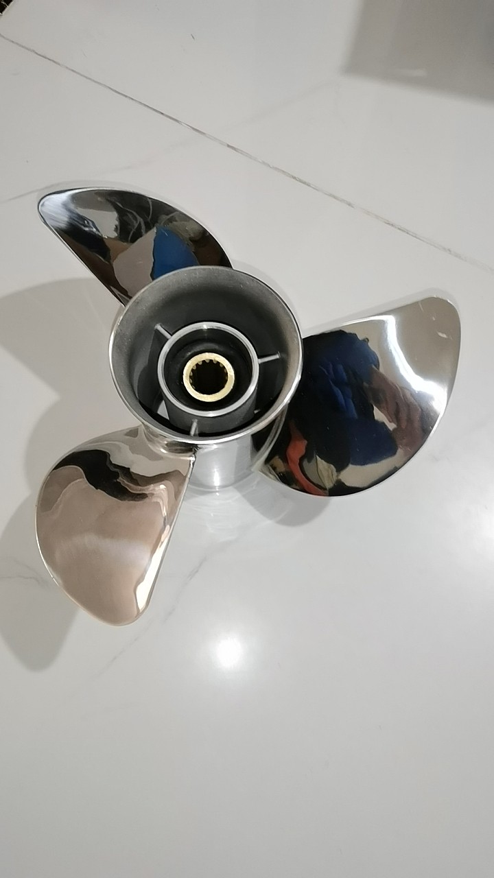 Baling-baling untuk Tohatsu ya - Outboard Motor Propeller Stainless ulasan dan harga