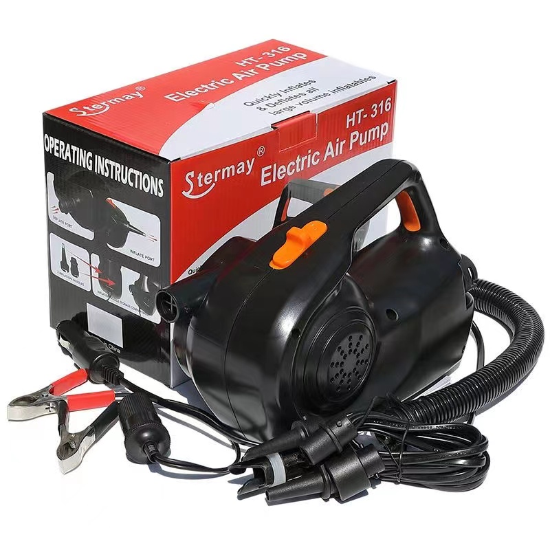 Pompa udara tiup elektrik HT-3 - Inflatable Boat Electric Pump ulasan dan harga
