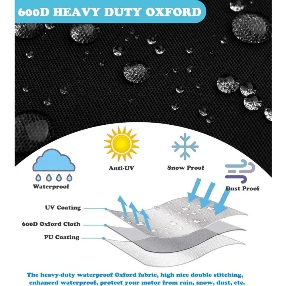 Pelindung Tahan Air, Tahan Deb - Outboard Motor Cover Waterproof ulasan dan harga
