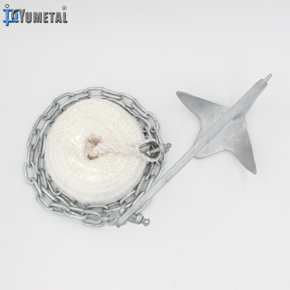 Kit Jangkar Bruce dengan Tali  - Boat Anchor Kit Galvanized ulasan dan harga