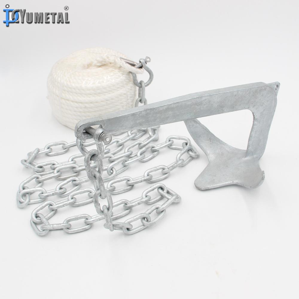 Kit Jangkar Bruce dengan Tali  - Boat Anchor Kit Galvanized ulasan dan harga