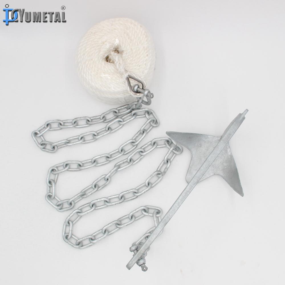 Kit Jangkar Bruce dengan Tali  - Boat Anchor Kit Galvanized ulasan dan harga