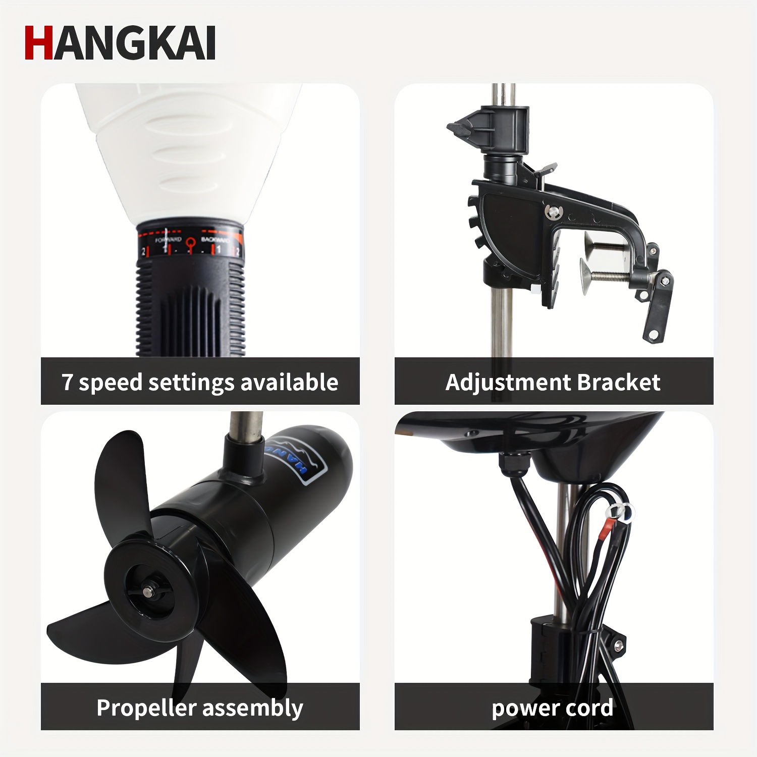 Motor Trolling Listrik KOETSU  - Electric Outboard Motor 3Hp ulasan dan harga