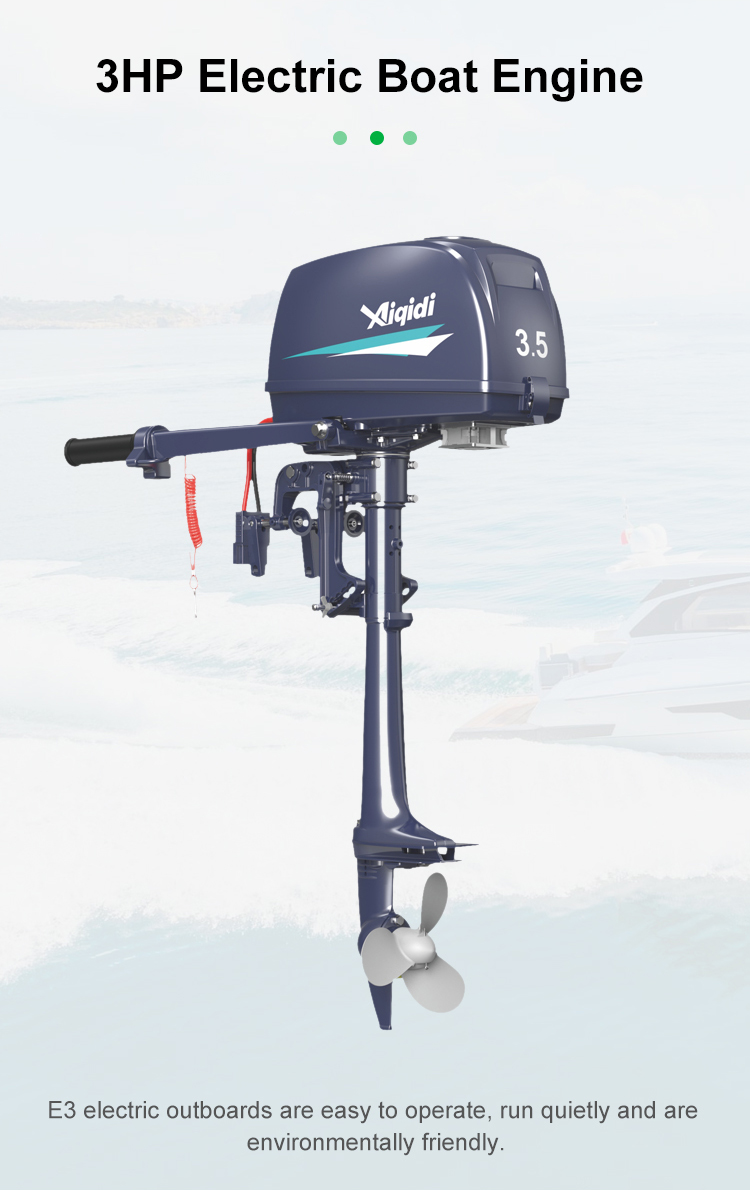 Motor Tempel Listrik E3 AIQIDI - Electric Outboard Motor 3Hp ulasan dan harga