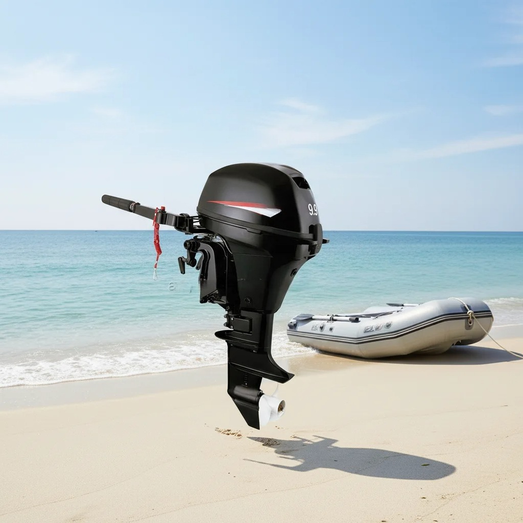 AIQIDI Mesin Motor Perahu 4 Ta - Outboard Motor 9.9Hp 4 Stroke ulasan dan harga