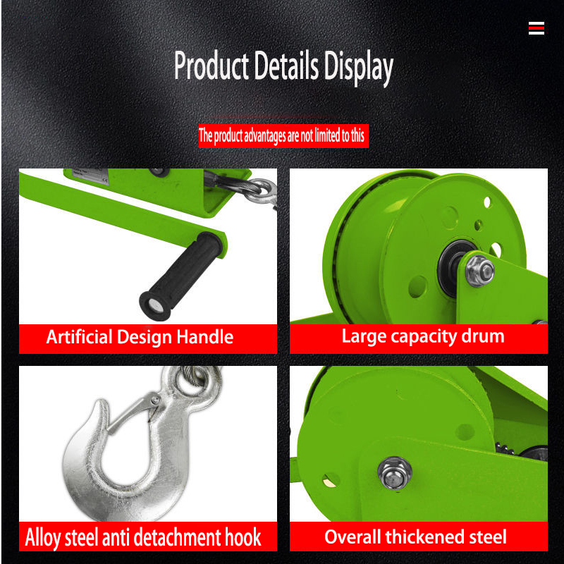 Kerekan Manual dua arah mengun - Boat Trailer Winch Strap ulasan dan harga