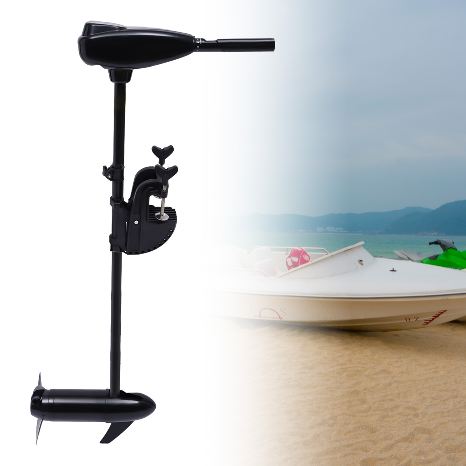 Mesin Tempel Listrik 800W 12V  - Electric Outboard Motor 3Hp ulasan dan harga