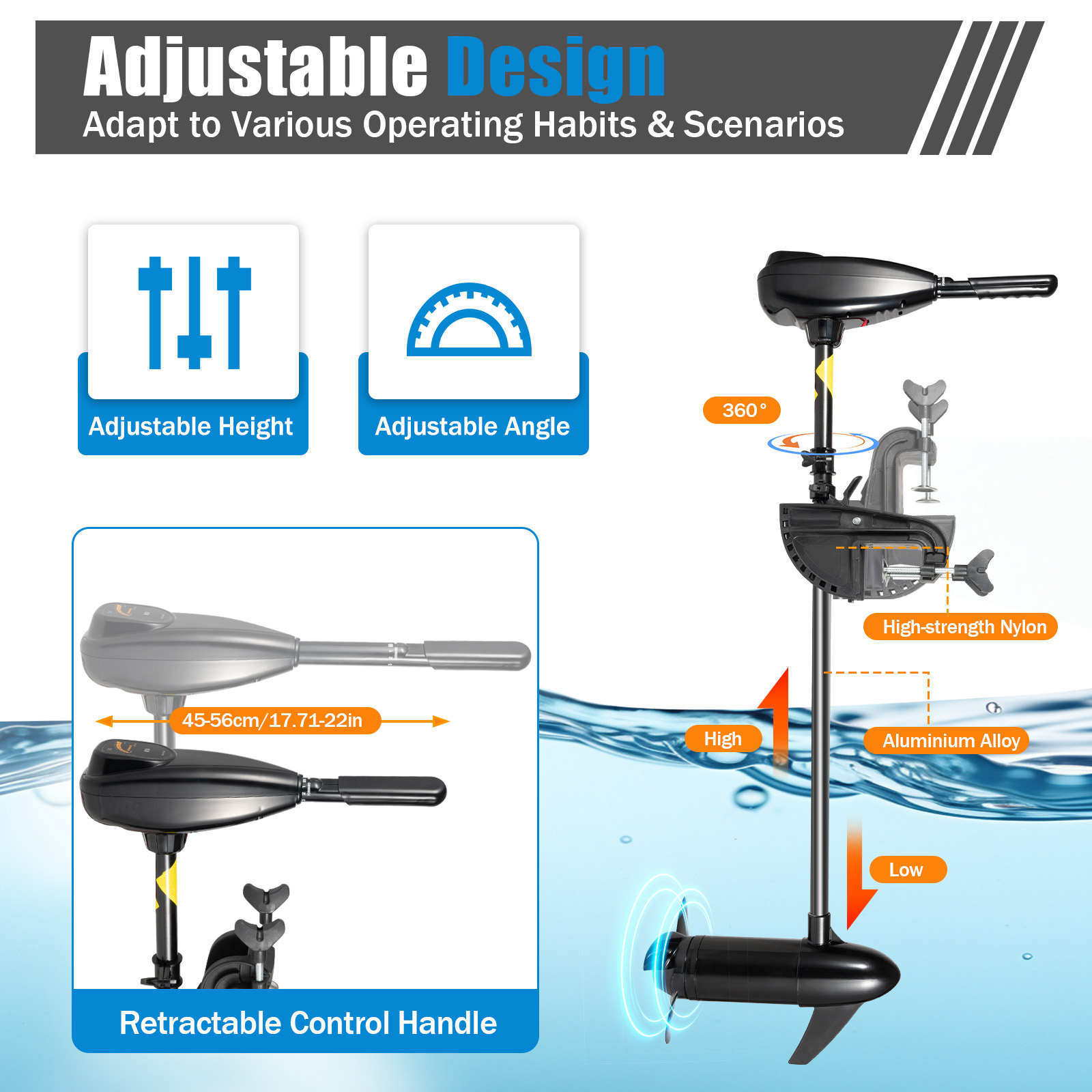 Mesin Tempel Listrik 800W 12V  - Electric Outboard Motor 3Hp ulasan dan harga