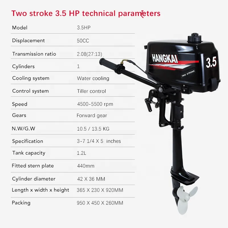 Mesin Kapal Tempel 3.5hp 2 Tak - Electric Outboard Motor 3Hp ulasan dan harga