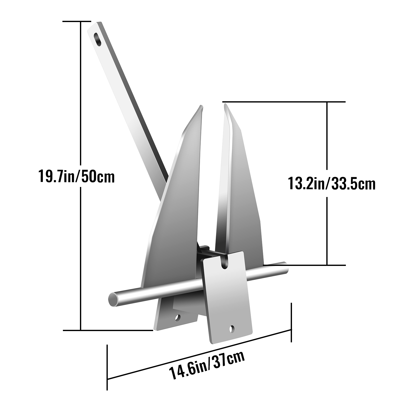 Kit Jangkar Baja Galvanis 13Lb - Boat Anchor Kit Galvanized ulasan dan harga