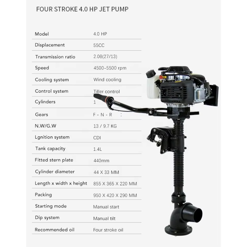 Hangkai 4 Stroke 4hp Motor Kap - Electric Outboard Motor 3Hp ulasan dan harga